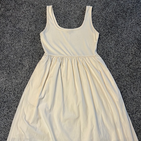🌸4/$20🌸Who What Wear Cream Tank Dress Size Small EUC - Picture 1 of 11